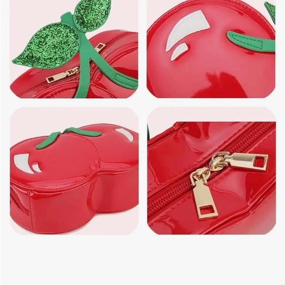 NWT CHERRY CROSSBODY PURSE - Picture 6 of 7